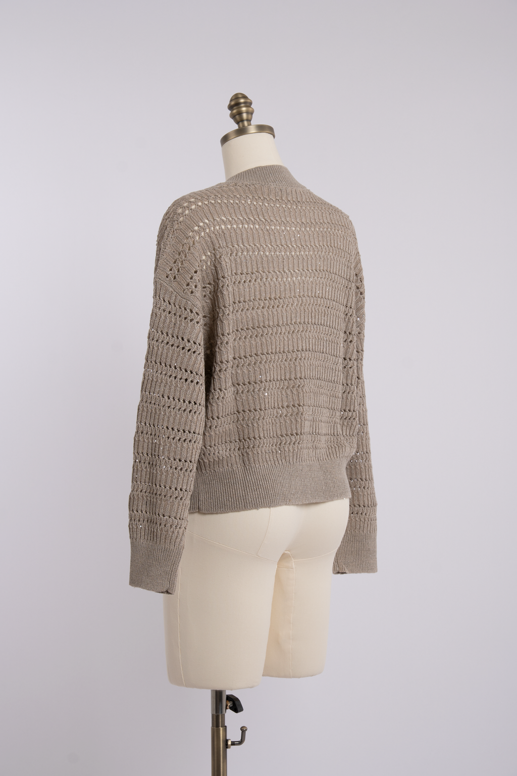 Lumière Knit Zipper Cardigan