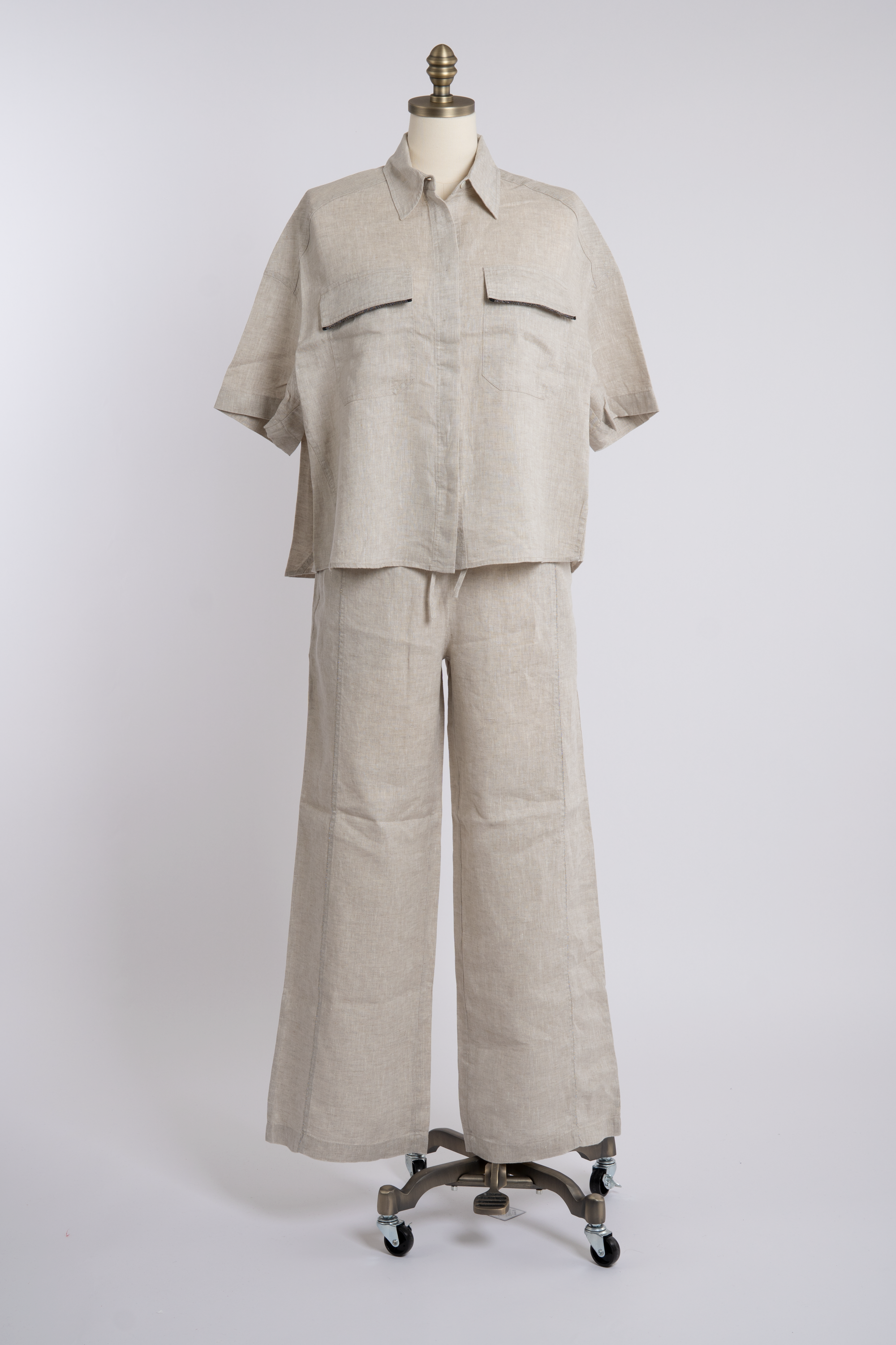 Viscose and Linen Shirt