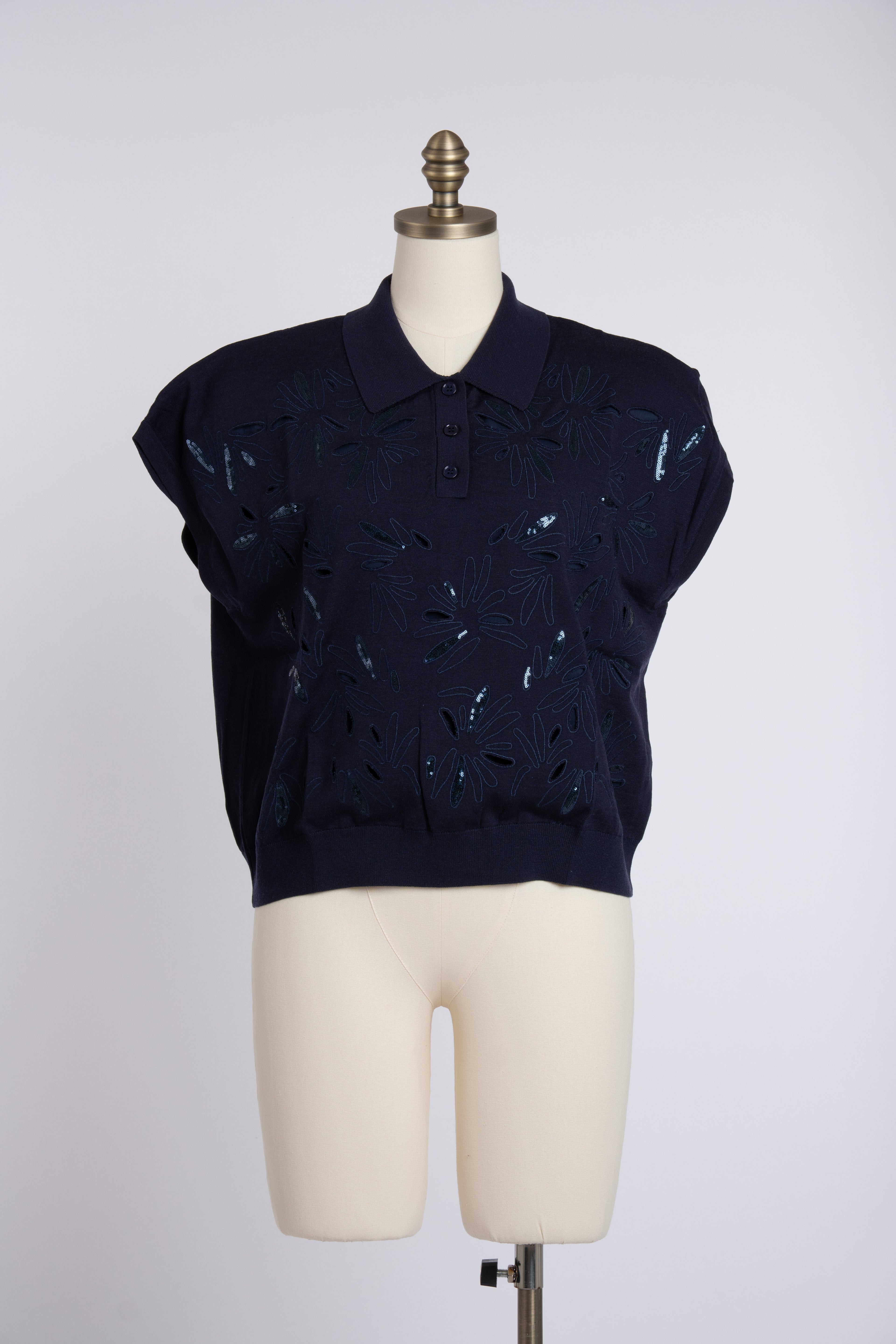 Wool and Sild Polo Shirt