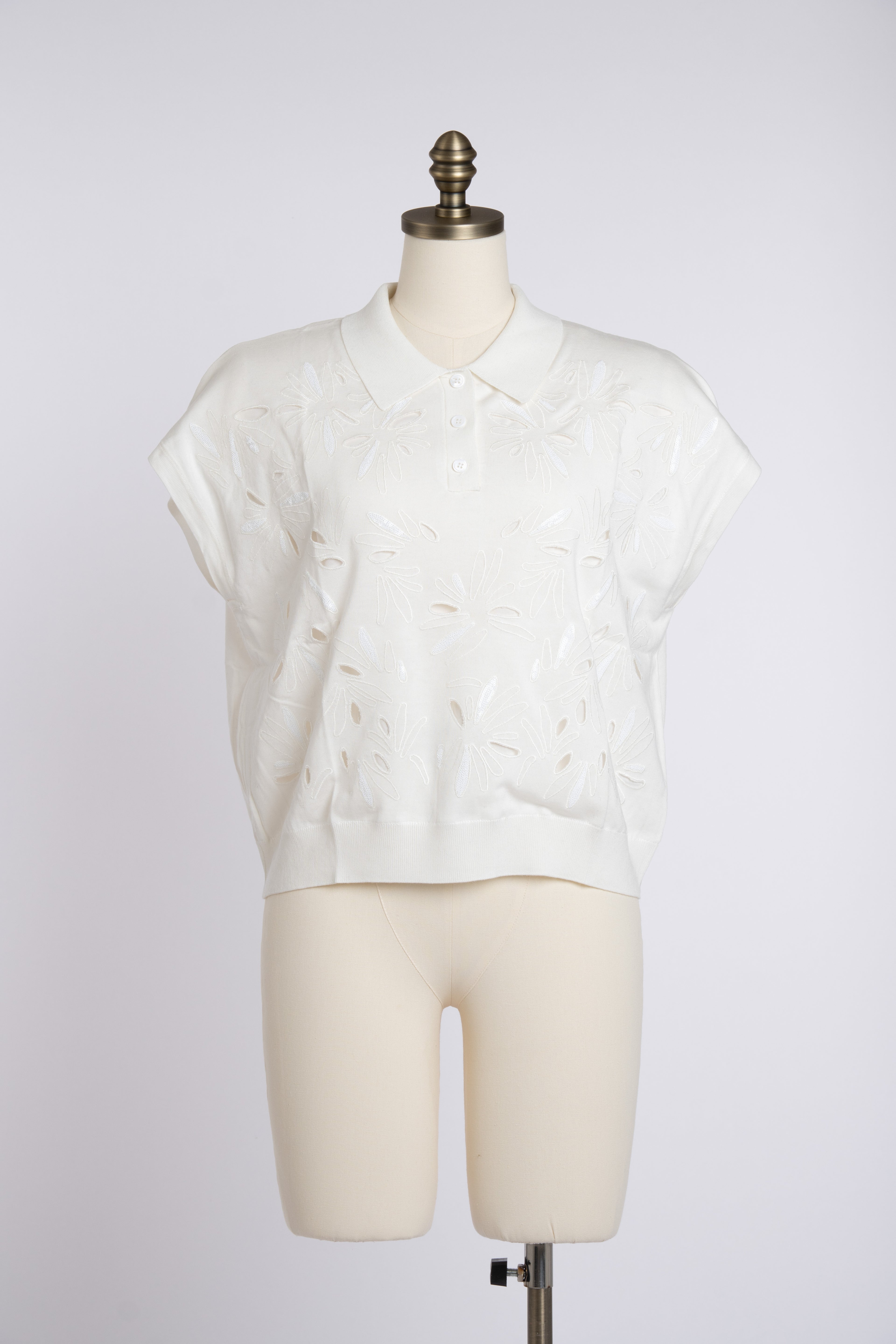 Wool and Sild Polo Shirt