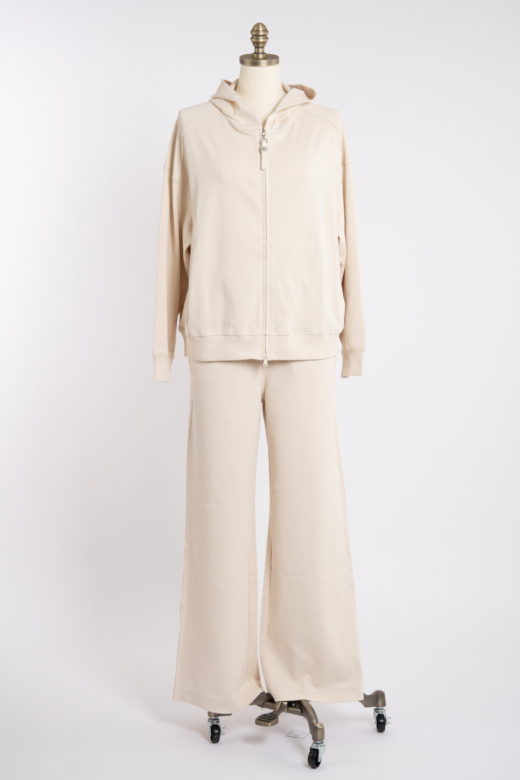 Silk Cotton Tracksuit With Hood