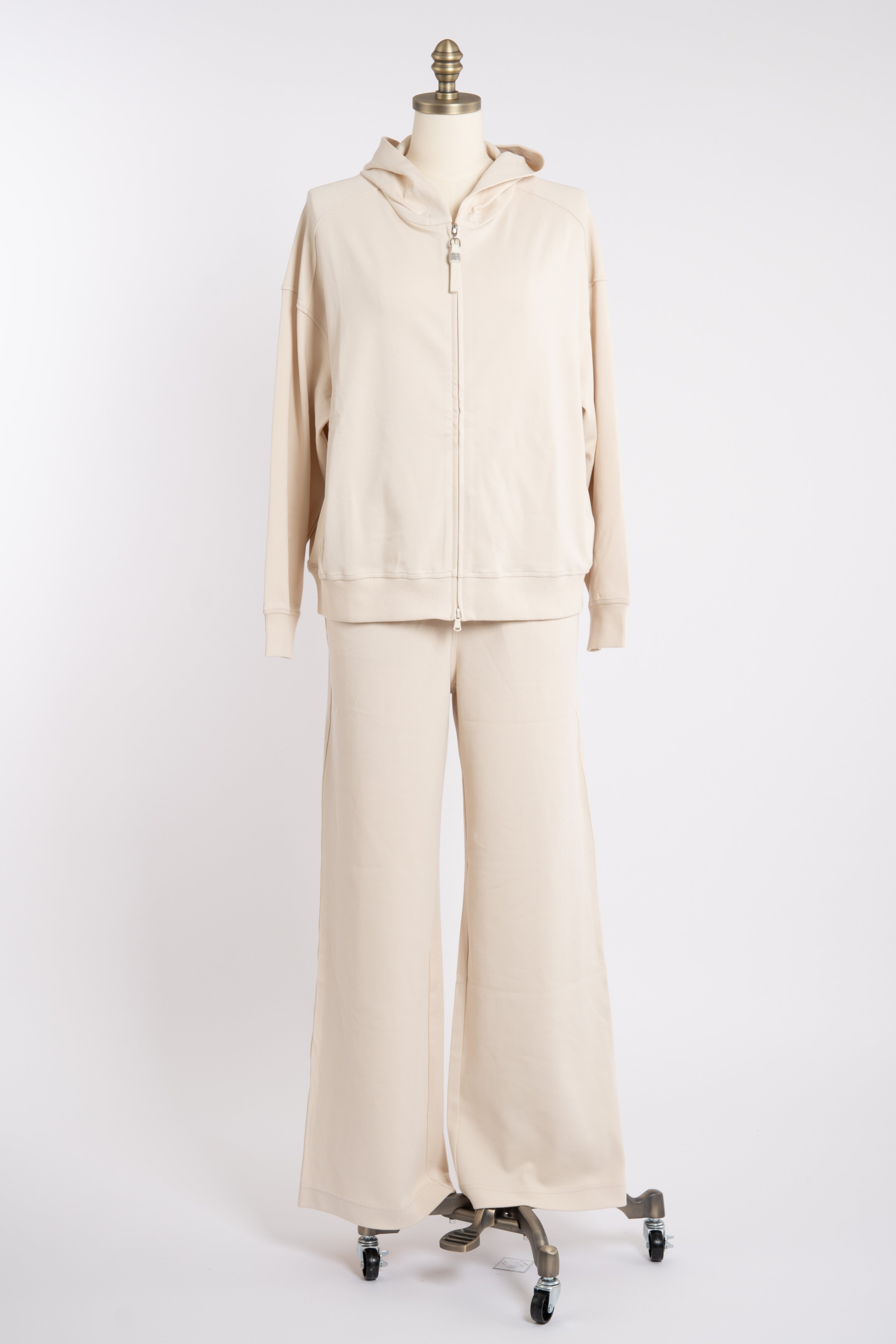 Silk Cotton Tracksuit With Hood