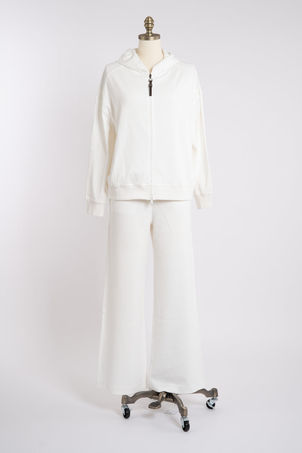 Silk Cotton Tracksuit With Hood