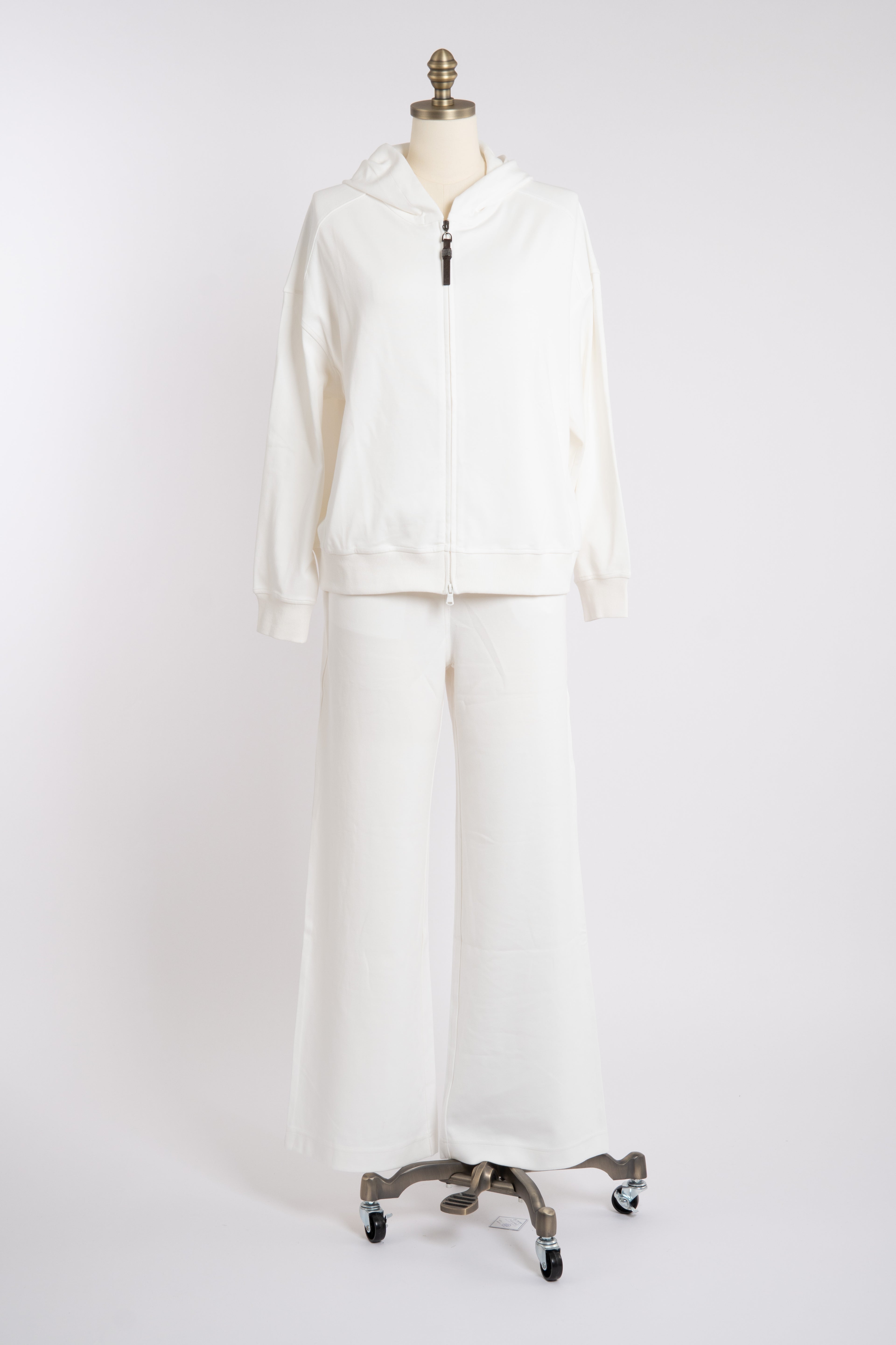 Silk Cotton Tracksuit With Hood