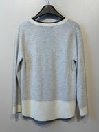 White Sweater With Sripes